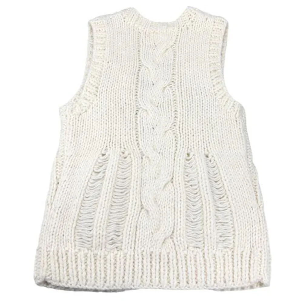 MICHAEL Michael Kors Alpaca Blend Open Front Knit Cardigan Sz Small - Picture 6 of 6